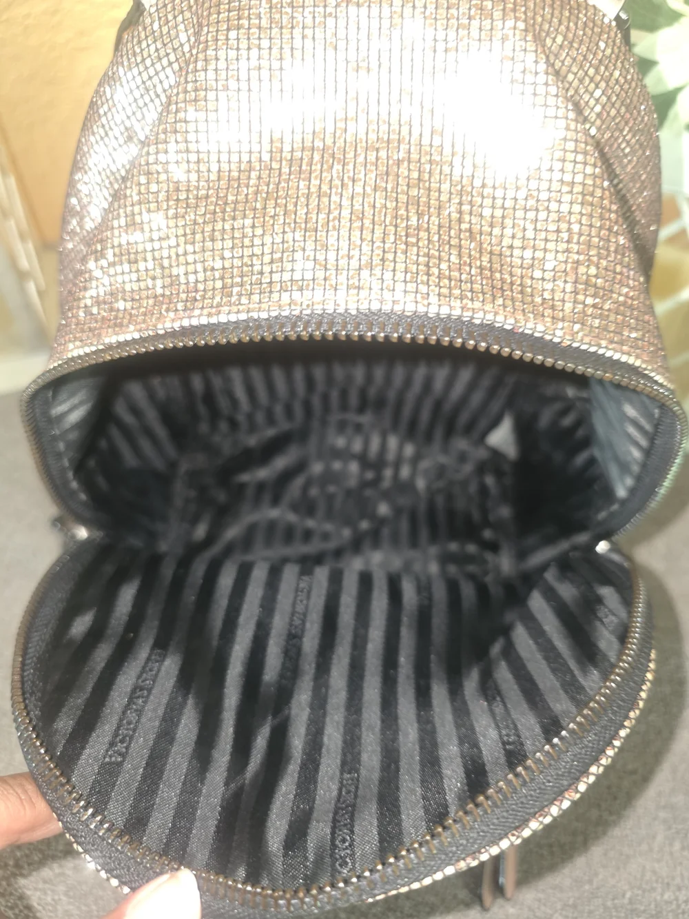 Victoria's Secret Sparkling Pink Mini Backpack - Fashion Handbag